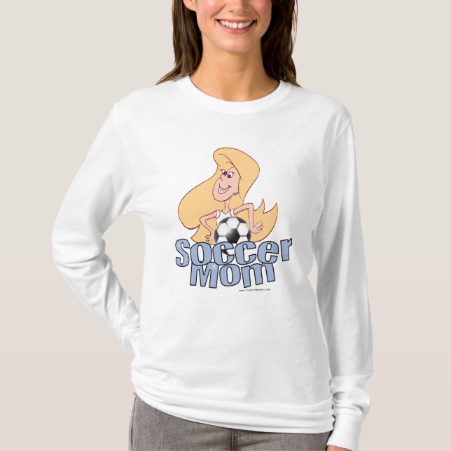 Fußball-Mama T-Shirt (Vorderseite)