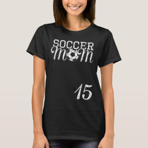 Fußball-Mama-Trikot Nummer 15 Lieblingsspieler #15 T-Shirt