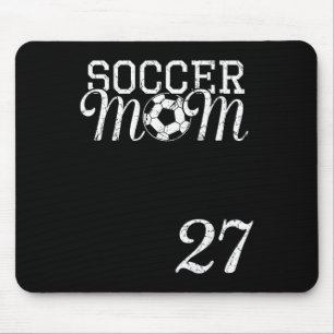 Fußball-Mama-Trikot Nummer 27 Lieblingsspieler #27 Mousepad