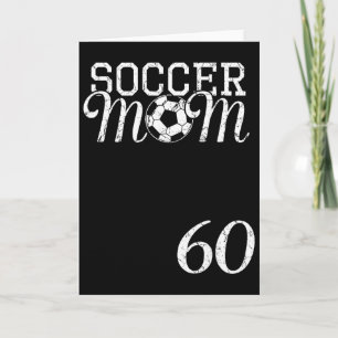 Fußball-Mama-Trikot Nummer 60 Lieblingsspieler #60 Karte