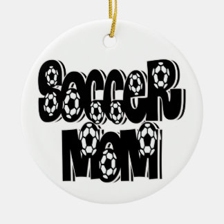 FUSSBALL-MAMA-VERZIERUNG KERAMIKORNAMENT
