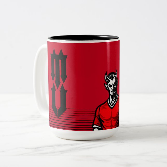 Fußball Manchester Tasse (Vorderseite Links)