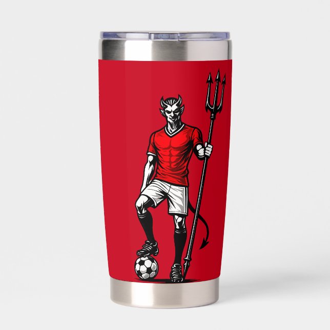 Fußball Manchester Thermobecher (Rückseite)