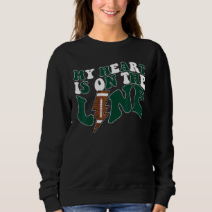 Fußball Mein Herz Steht Auf Der Linie Offensiver L Sweatshirt