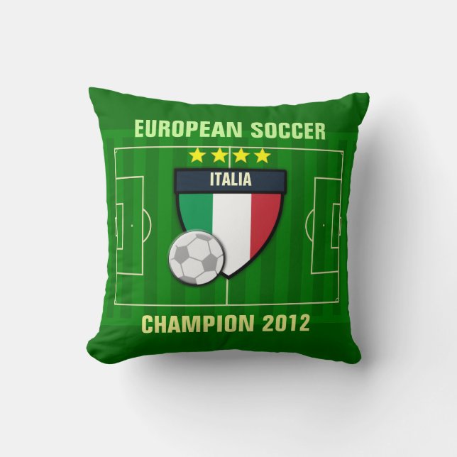 Fußball-Meister 2012 Italiens Italien Kissen (Vorderseite)