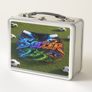 Fußball Metall Brotdose