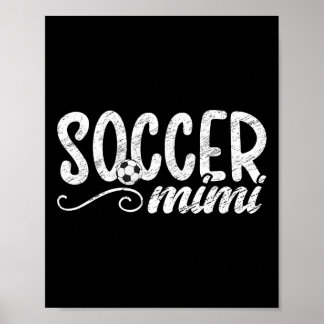 Fußball Mimi Stolz Mimi auf einen Fußballspieler M Poster