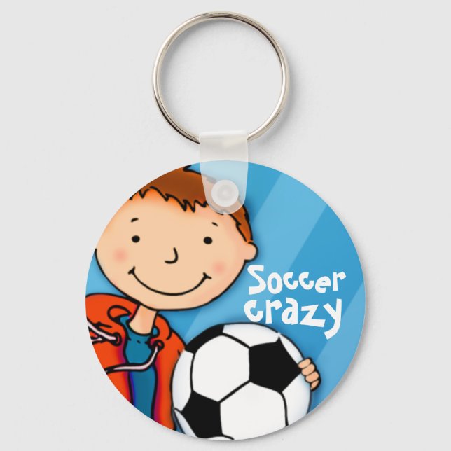 Fußball-Mini-Schlüsselanhänger Schlüsselanhänger (Vorderseite)