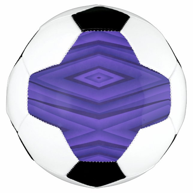 Fußball mit geometrischem Muster  (Vorderseite)