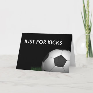 FUSSBALL-MITTEILUNGSKARTEN KARTE