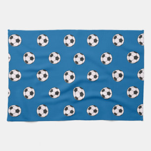 Fußball-Muster, Fußballspielergeschenke Geschirrtuch