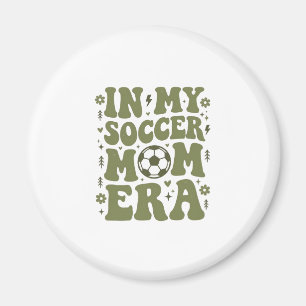 Fußball-Mutter-Ära Vintage-Sport-Mutter-Shirt-Desi Magnet