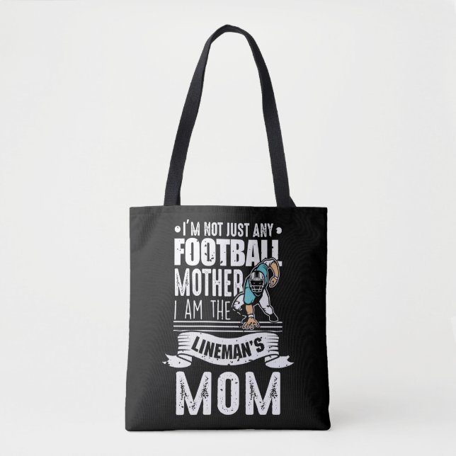 Fußball-Mutter Lineman Mama Son Proud Tasche (Vorderseite)