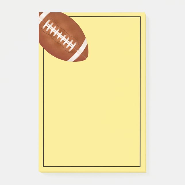 Fußball nach den Notizen (Vorderseite)
