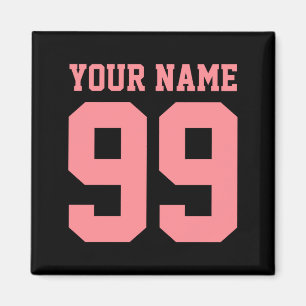 Fußball Name Nummer Junge Mädchen Personalisiert Magnet