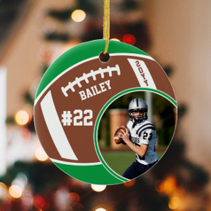 Fußball Name Trikot Nummer Foto Andenken Keramik Ornament