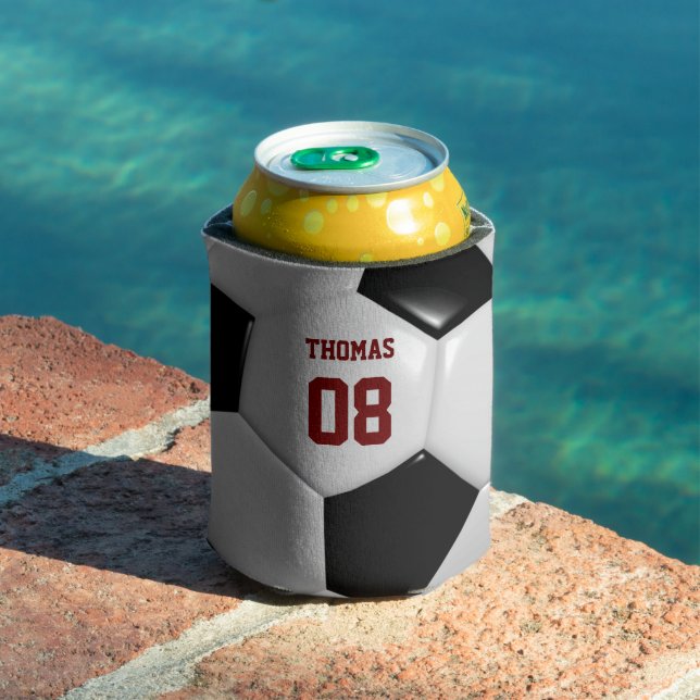 Fußball Name und Personalisierte Nummer können küh Dosenkühler (In Situ Pool)
