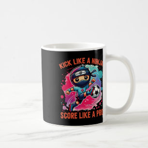 Fußball Ninja tritt wie ein Ninja und erzielt Tore Kaffeetasse