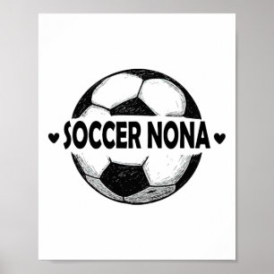 Fußball Nona Fußballspieler Sportteam Poster