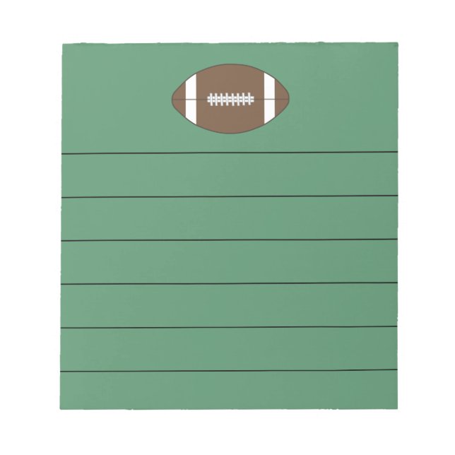 Fußball-Notepad-Geschenk Notizblock (Vorderseite)