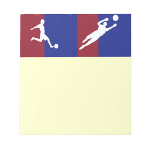 Fußball-Notepad Notizblock