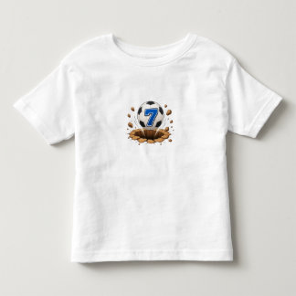 Fußball Nummer 7 Kinder T-Shirt | Fußball Sport