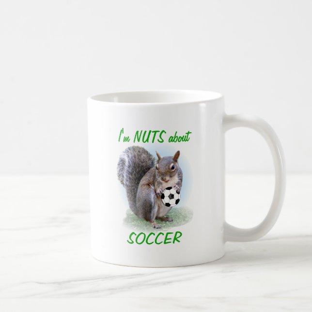 Fußball-Nuss Kaffeetasse (Rechts)