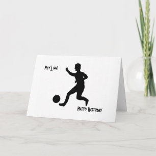 Fußball oder Fußball Karte