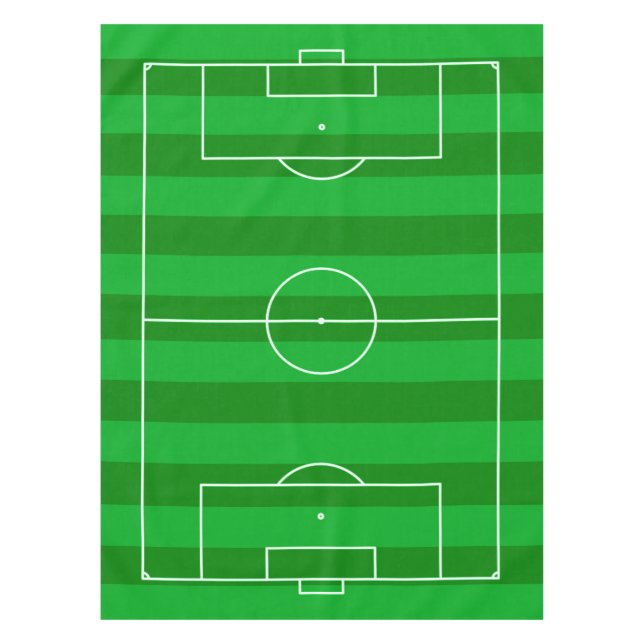 Fußball oder Fußball-Party Tischdecke (Vorderseite)