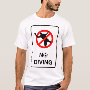 Fußball ohne Tauchzeichen T-Shirt