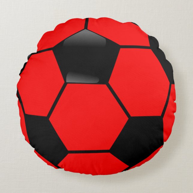 Fußball Ole Rundes Kissen (Vorderseite)