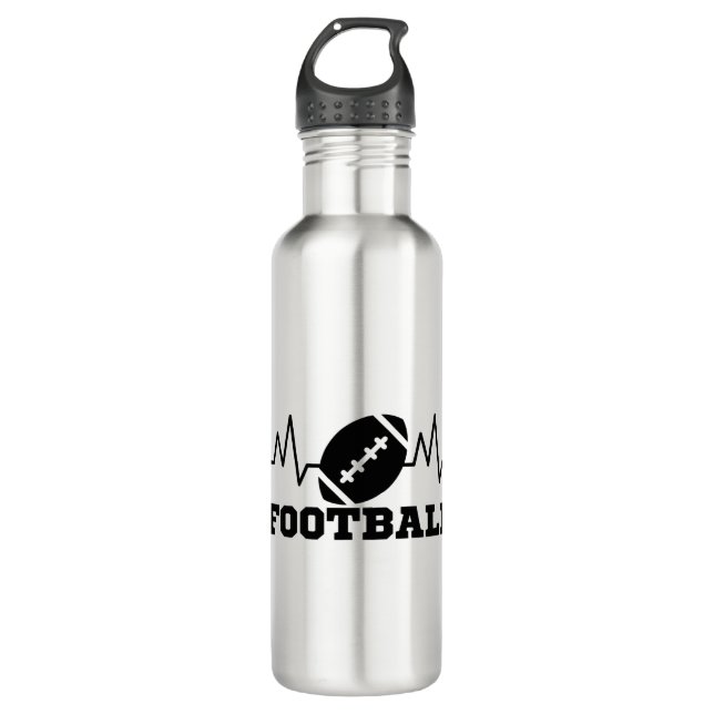 Fußball-Olympia Edelstahlflasche (Vorderseite)