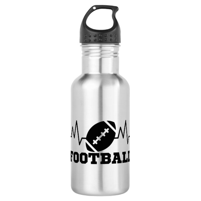 Fußball-Olympia Edelstahlflasche (Vorderseite)