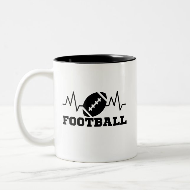 Fußball-Olympia Zweifarbige Tasse (Links)