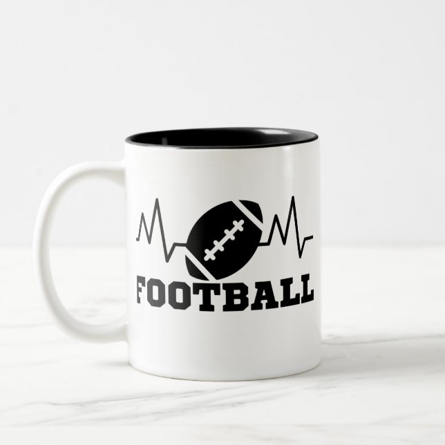 Fußball-Olympia Zweifarbige Tasse (Links)