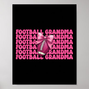 Fußball Oma American Football Nana Coquette B Poster