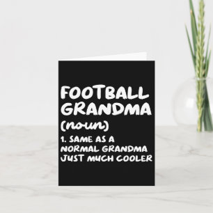 Fußball-Oma Definition Funny Karte