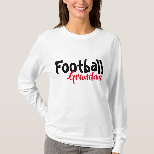 Fußball-Oma | Fußball-Grandchild-Geschenk T-Shirt (Vorderseite)