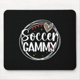Fußball Oma Gammy Gammy eines Fußballspielers Gamm Mousepad