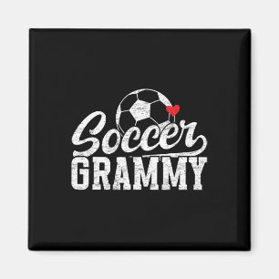 Fußball-Oma Grammy Grammy eines Fußballspielers Gr Magnet