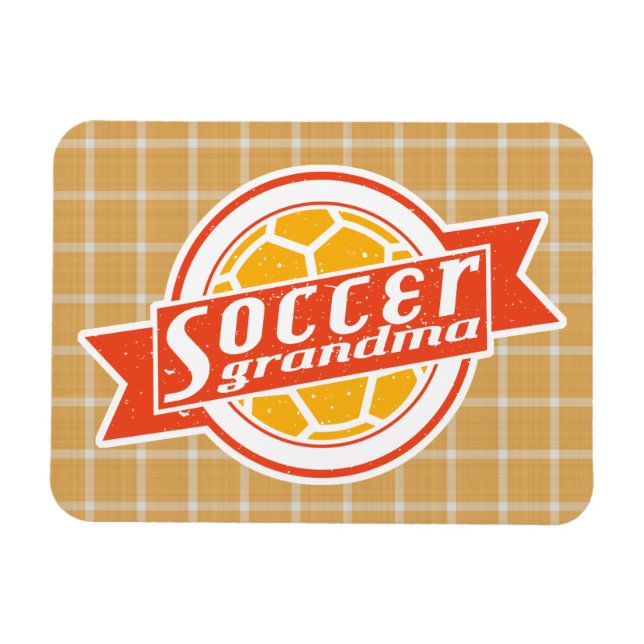 Fußball-Oma Magnet (Horizontal)