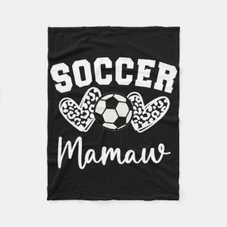 Fußball Oma passende Familie Fußball Fleecedecke