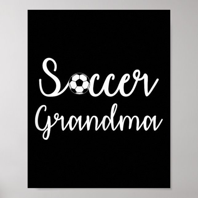 Fußball Oma  Poster (Vorne)