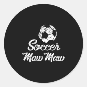 Fußball Oma Süß Lustig Spieler Fan Geschenk T Shir Runder Aufkleber