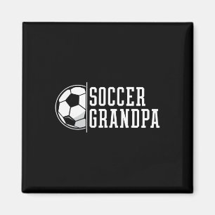 Fußball-Opa Großvater Magnet