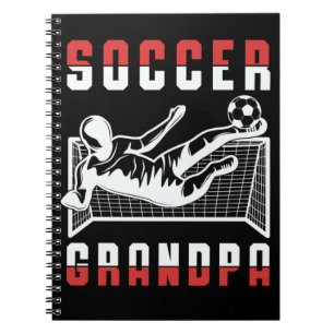 Fußball Opa Sportsman Granddad Notizblock
