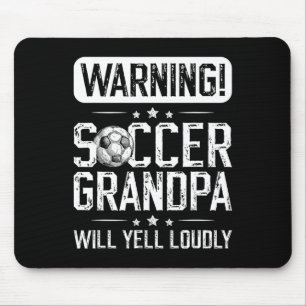 Fußball Opa Wird Laut Schreien Fußball Spieler Gro Mousepad
