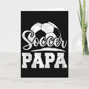 Fußball Papa Fußballspieler Spieltag Vatertag Karte