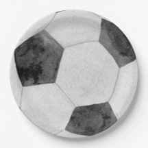 Fußball-Papierteller