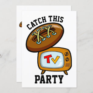Fußball-Party Einladung